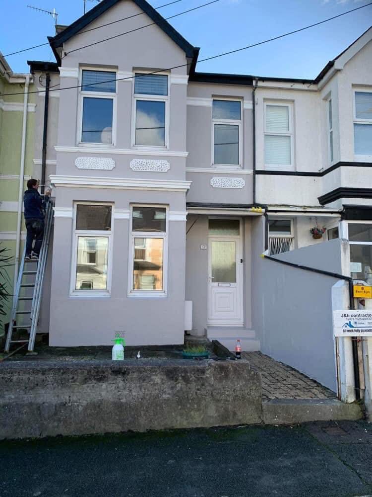Completed roof replacement project in Exmouth