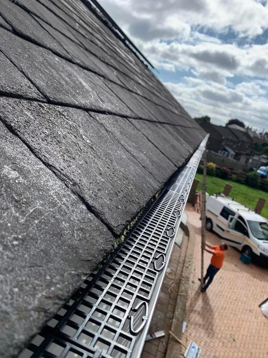 Gutter installation project in Exmouth