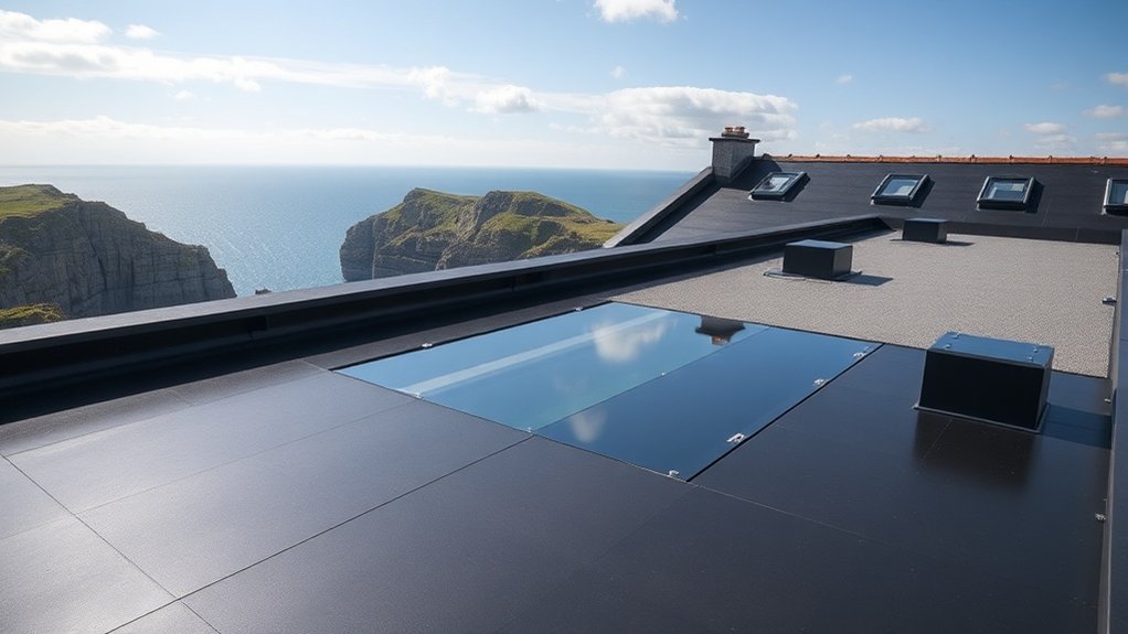 Flat roof installation in Exmouth